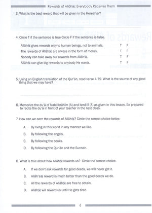 Weekend Learning Islamic Studies Workbook Level 4