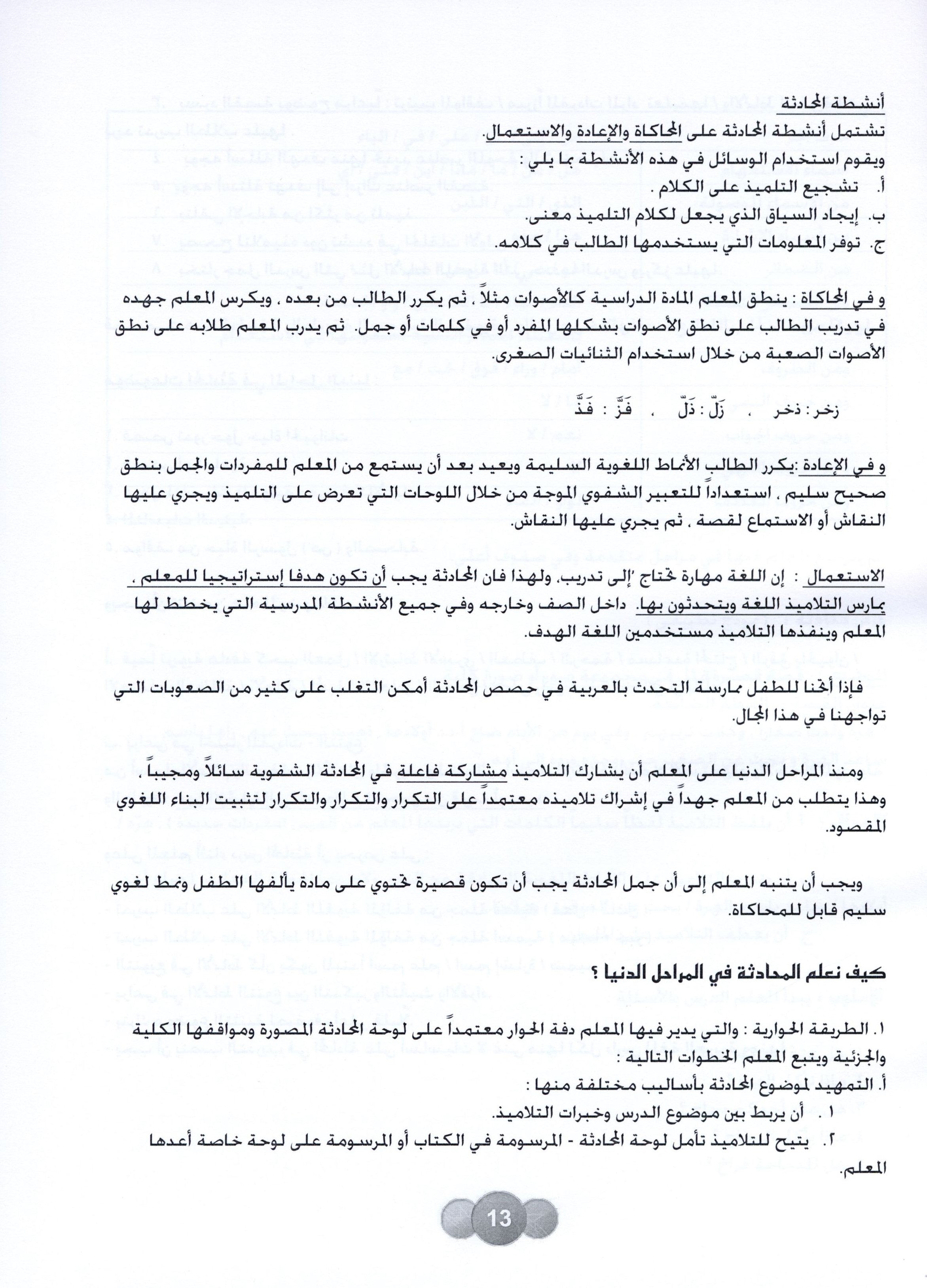 Horizons in the Arabic Language Teacher Book Level 5 الآفاق في اللغة العربية كتاب المعلم