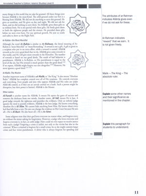 Weekend Learning Islamic Studies Teacher Manual Level 6