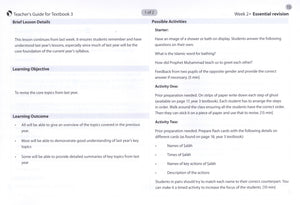 Safar Teacher’s Guide for Islamic Studies Book 3