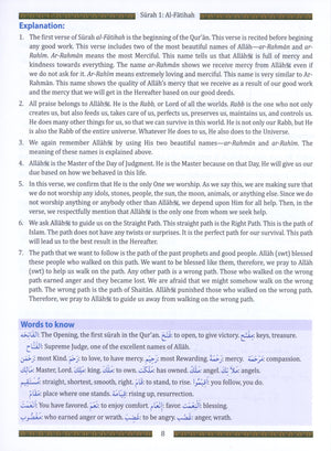 Weekend Learning Juz' Amma (Part 30) for School Students without Transliteration (Red)