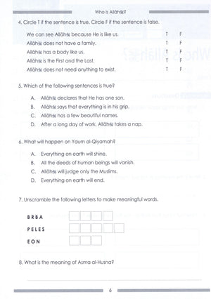 Weekend Learning Islamic Studies Workbook Level 3