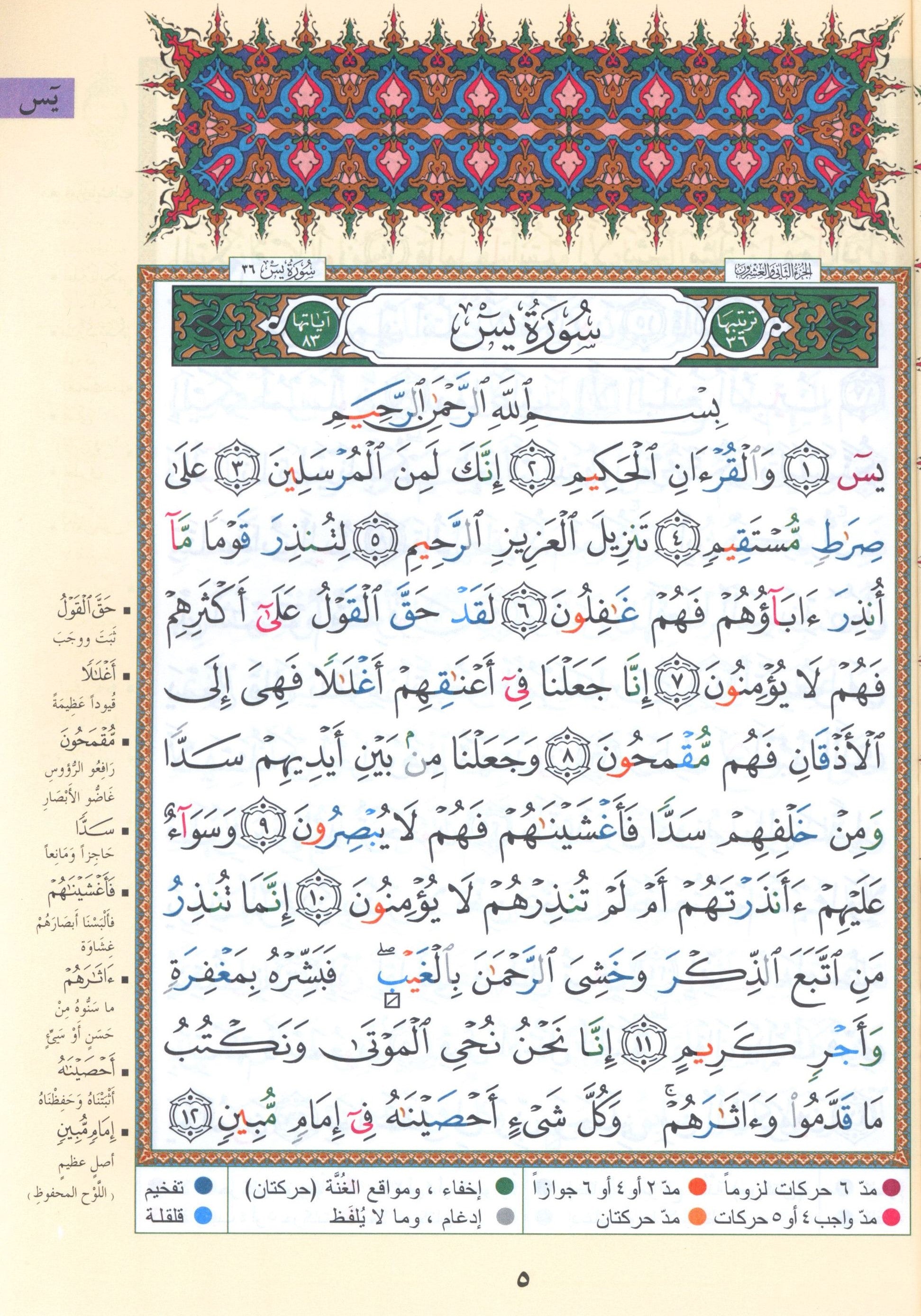 تجويد قرآن ياسين ربع (7