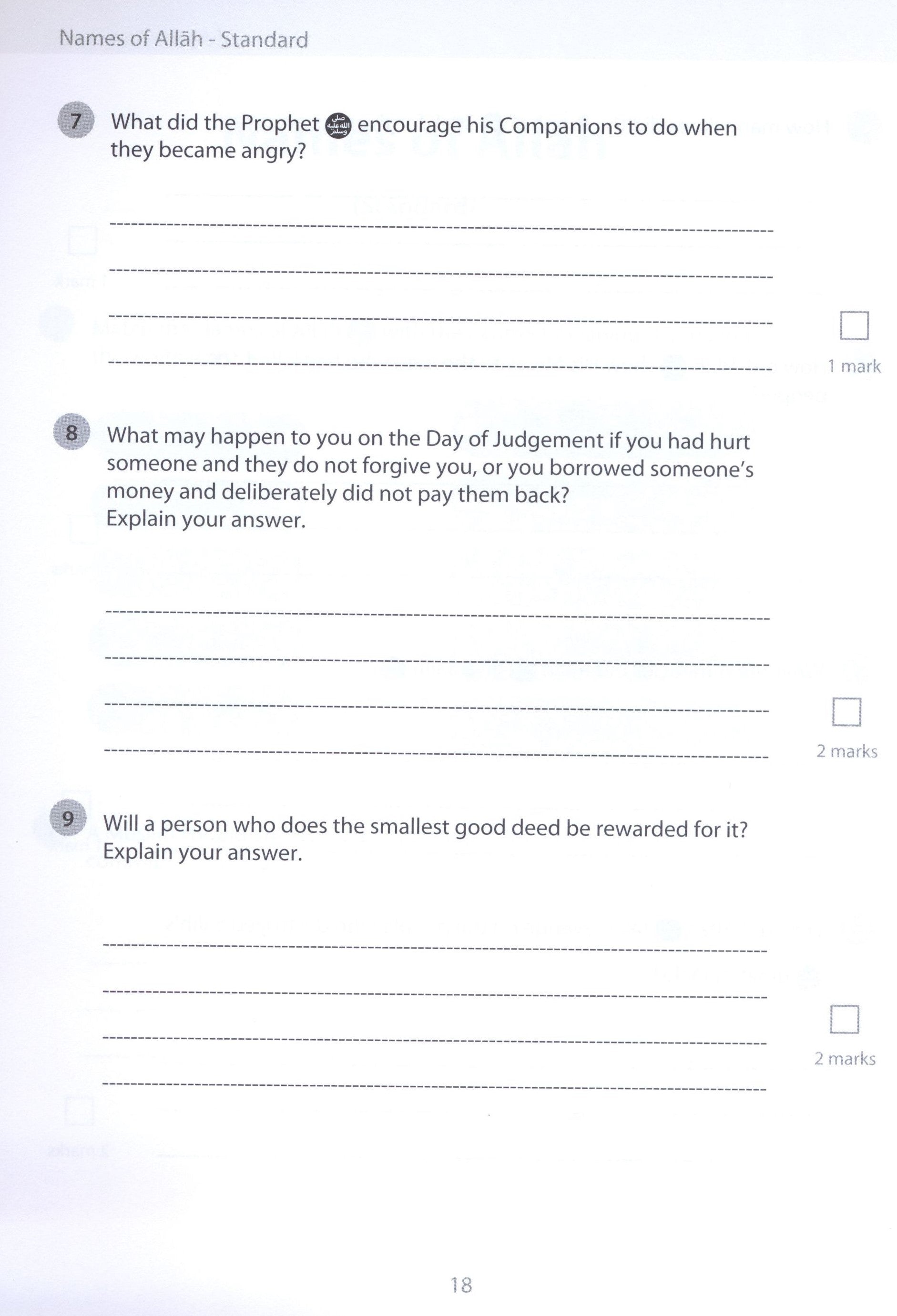 Safar Islamic Studies Workbook 4