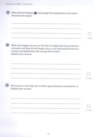 Safar Islamic Studies Workbook 4
