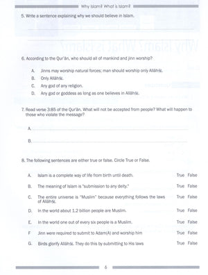 Weekend Learning Islamic Studies Workbook Level 7