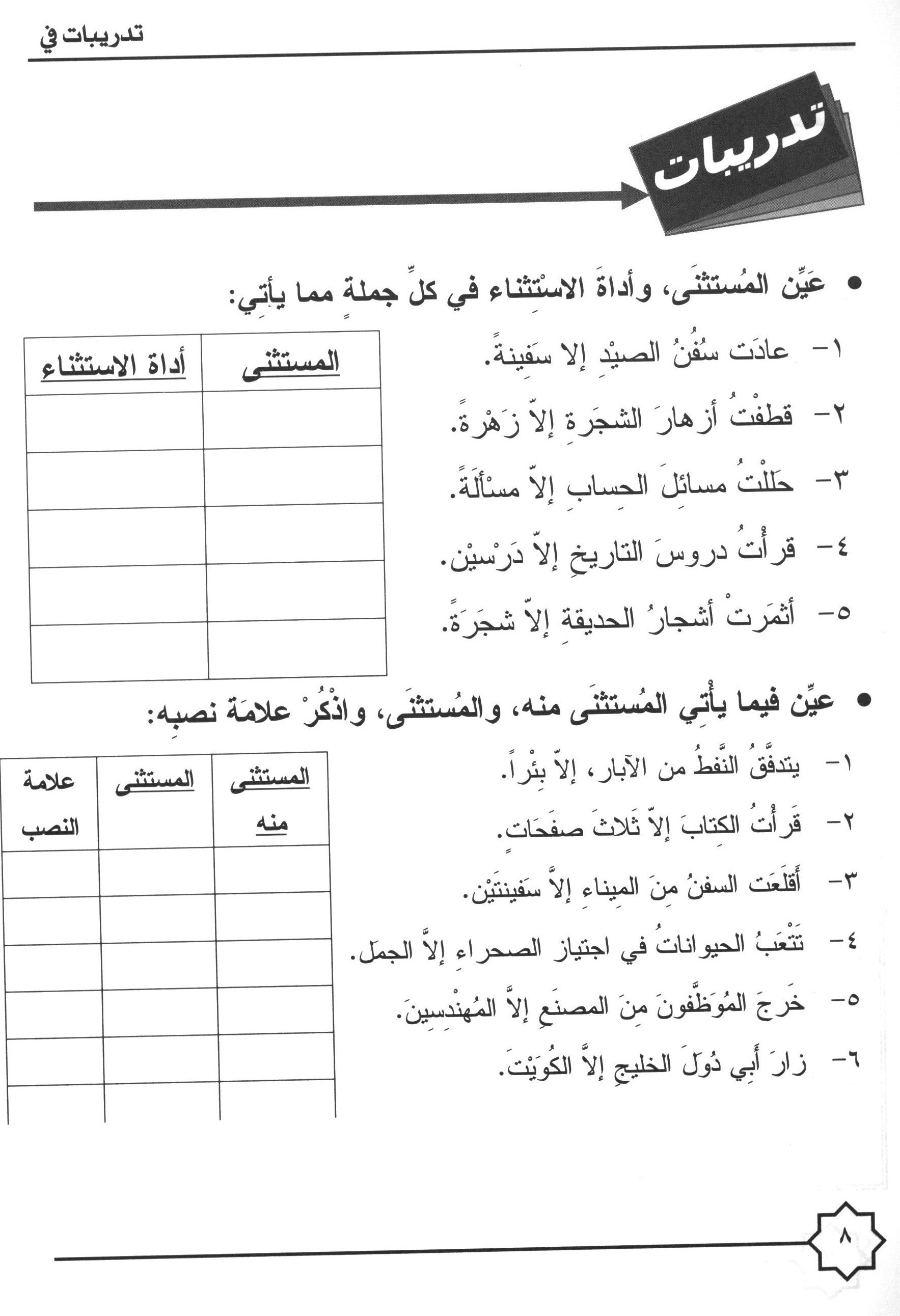 Al-Rowad Arabic Grammar Level 3 Part 2 تدريبات في قواعد اللّغة العربيّة