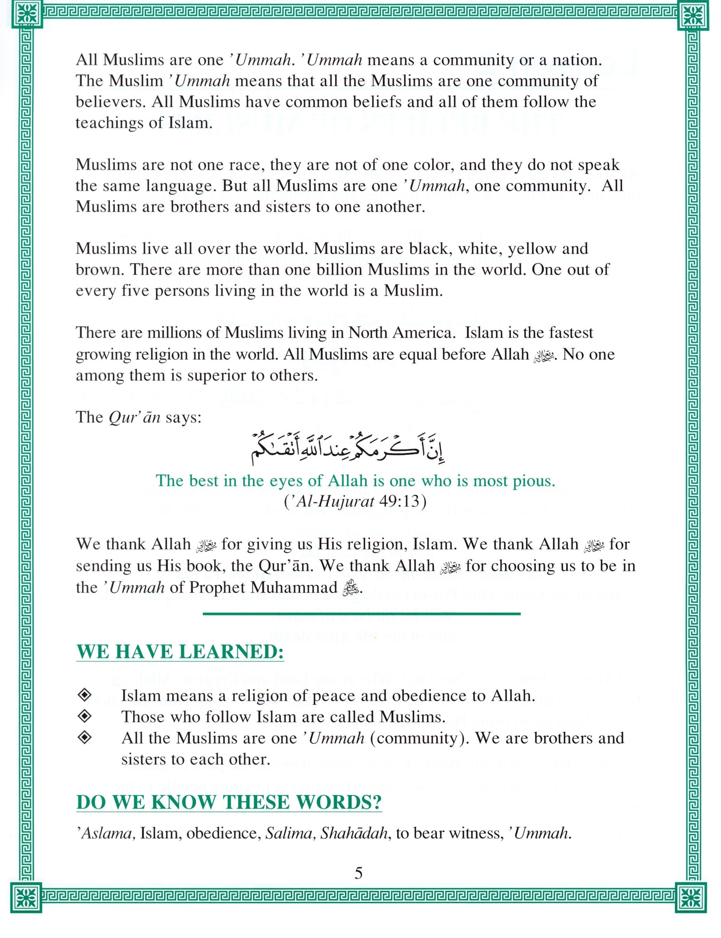 Our Faith and Worship Textbook Volume 1