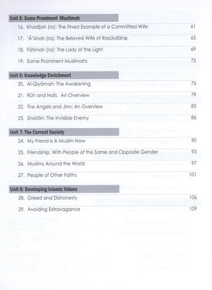 Weekend Learning Islamic Studies Workbook Level 6