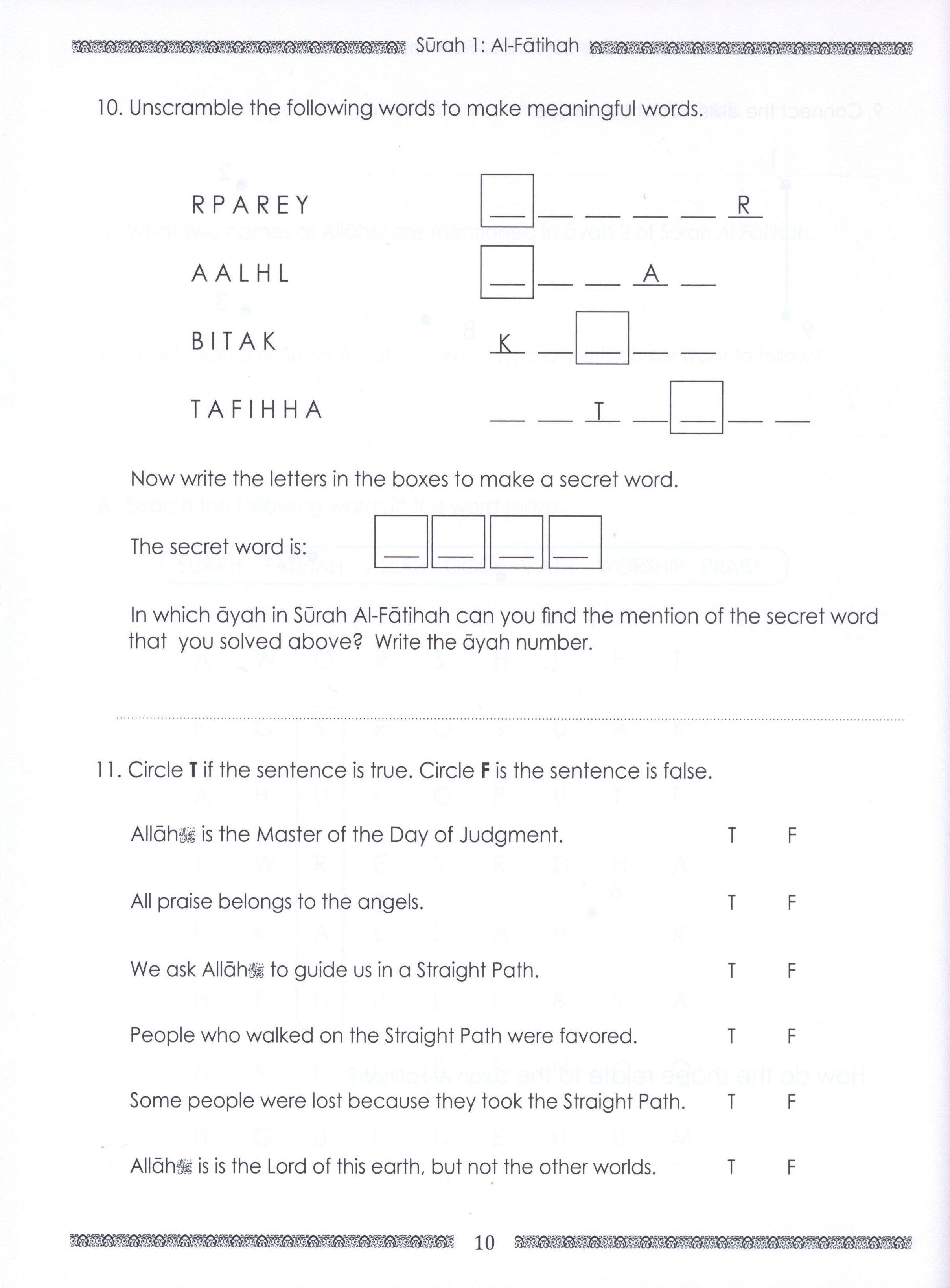 Weekend Learning Juz' Amma (Part 30) Workbook Volume 1