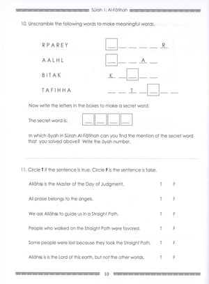 Weekend Learning Juz' Amma (Part 30) Workbook Volume 1