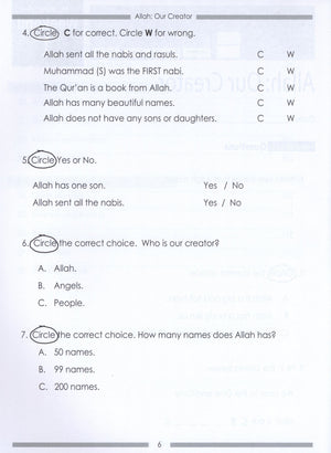 Weekend Learning Islamic Studies Workbook Level 1
