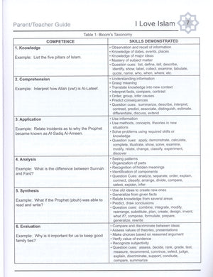 I Love Islam Teacher / Parent Guide Level 2 - First Edition