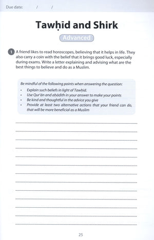 Safar Islamic Studies Workbook 6