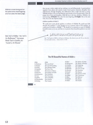 Weekend Learning Islamic Studies Teacher Manual Level 6
