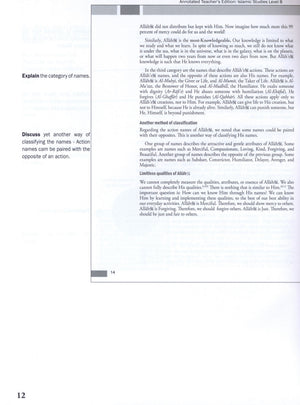 Weekend Learning Islamic Studies Teacher Manual Level 8
