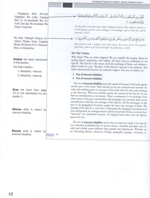 Weekend Learning Islamic Studies Teacher Manual Level 7