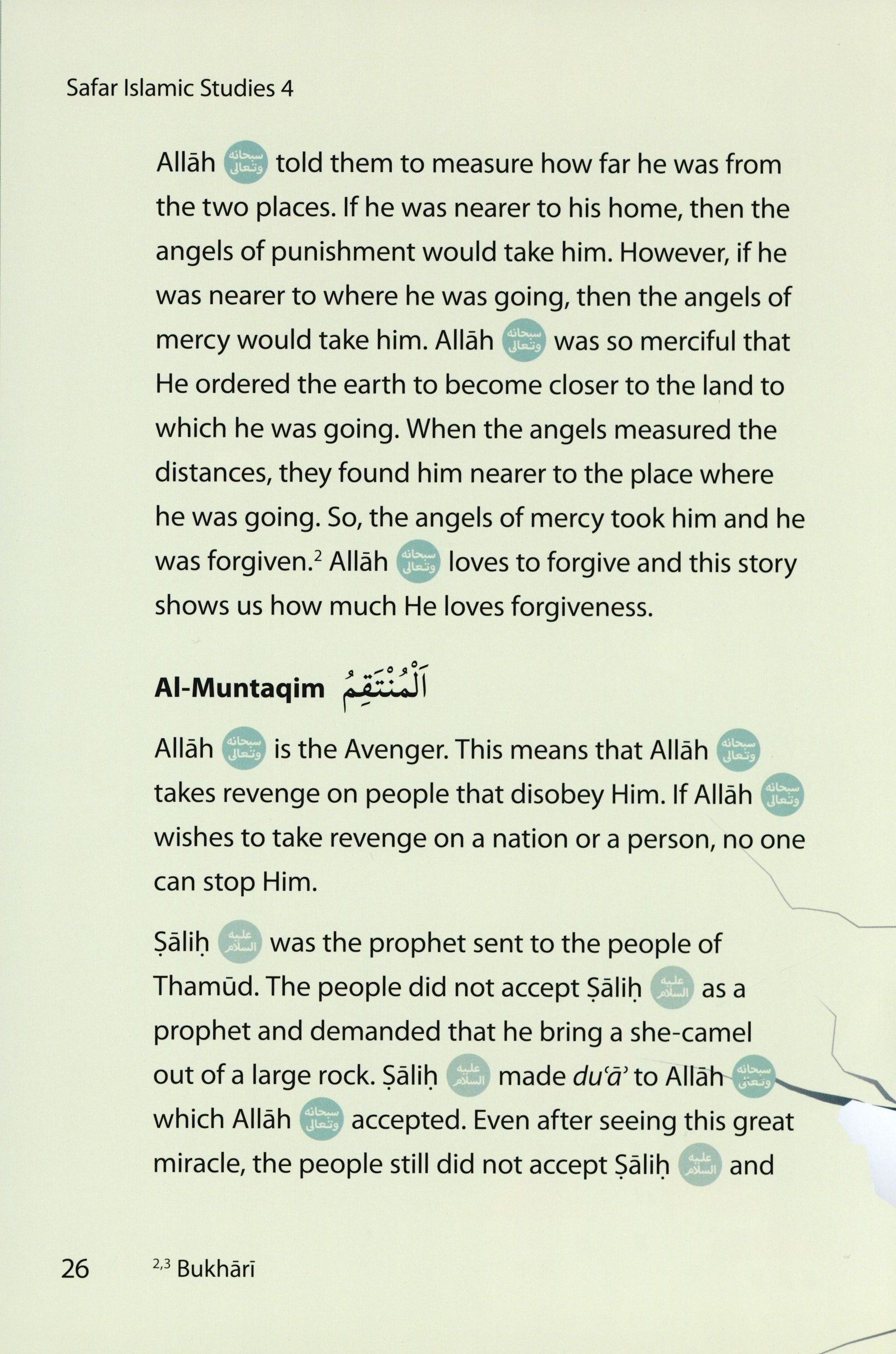 Safar Islamic Studies Textbook 4