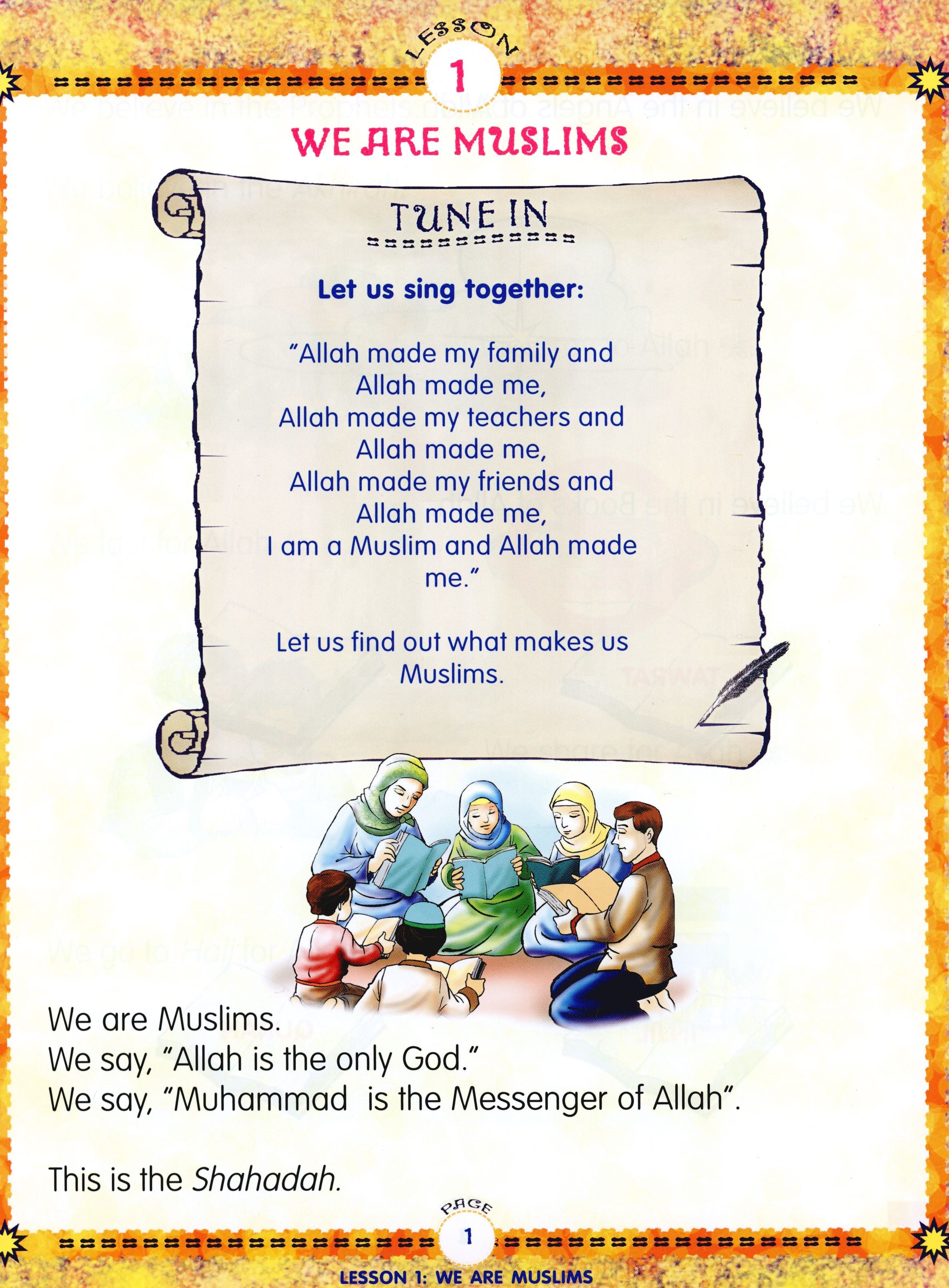 We Are Muslims Textbook Grade 1