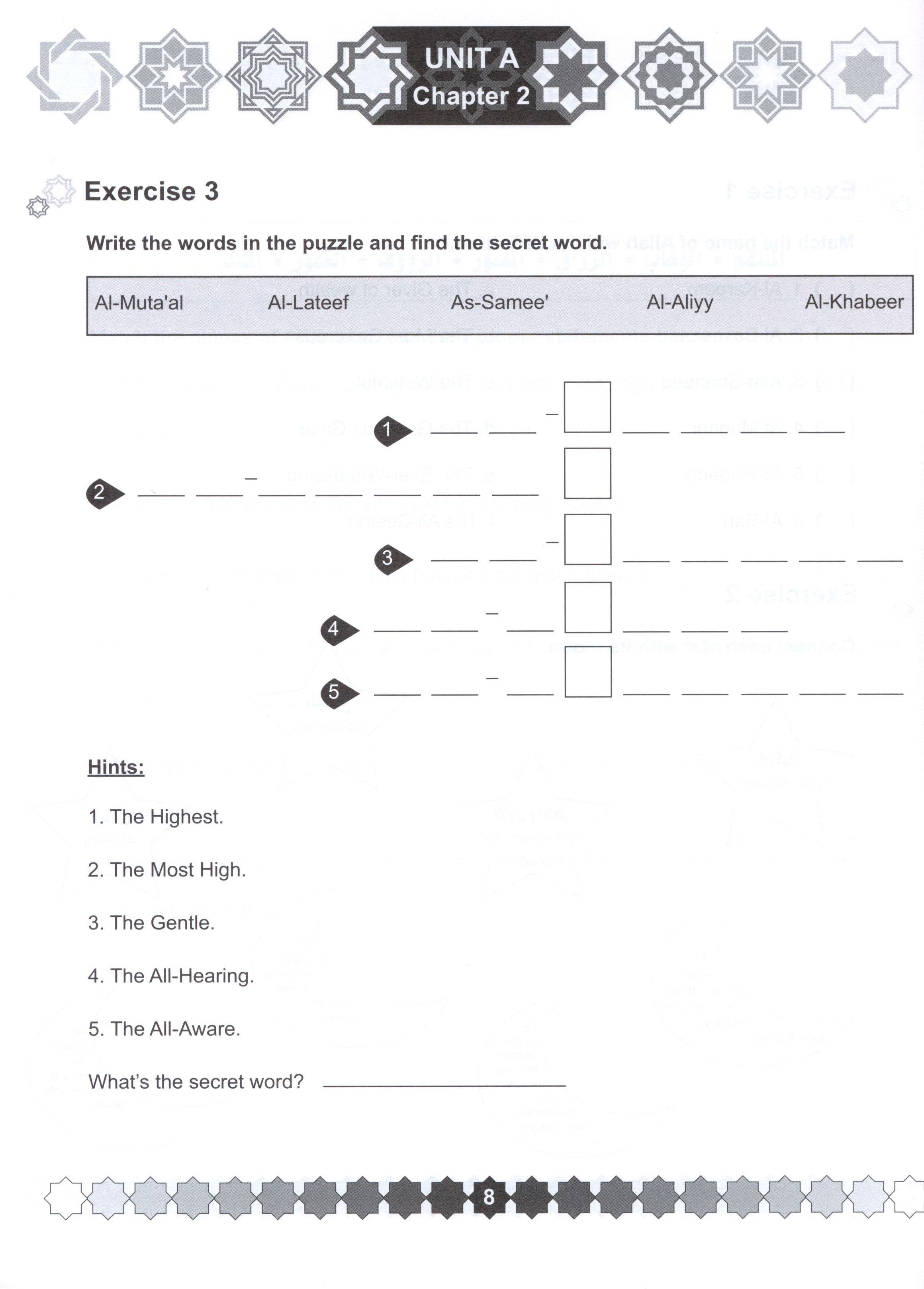 I Love Islam Weekend Edition Workbook Level 6