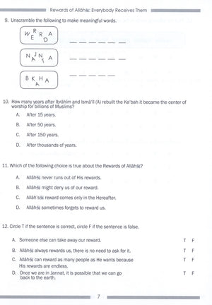 Weekend Learning Islamic Studies Workbook Level 4