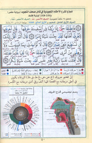 Tajweed Quran Al-Kaaba Hard Cover with QR Coded Size 5.5