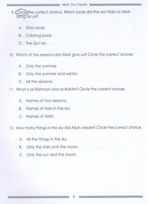 Weekend Learning Islamic Studies Workbook Level 1