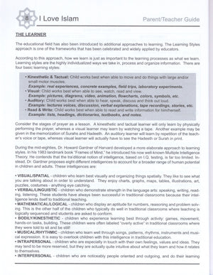 I Love Islam Teacher / Parent Guide Level 2 - First Edition
