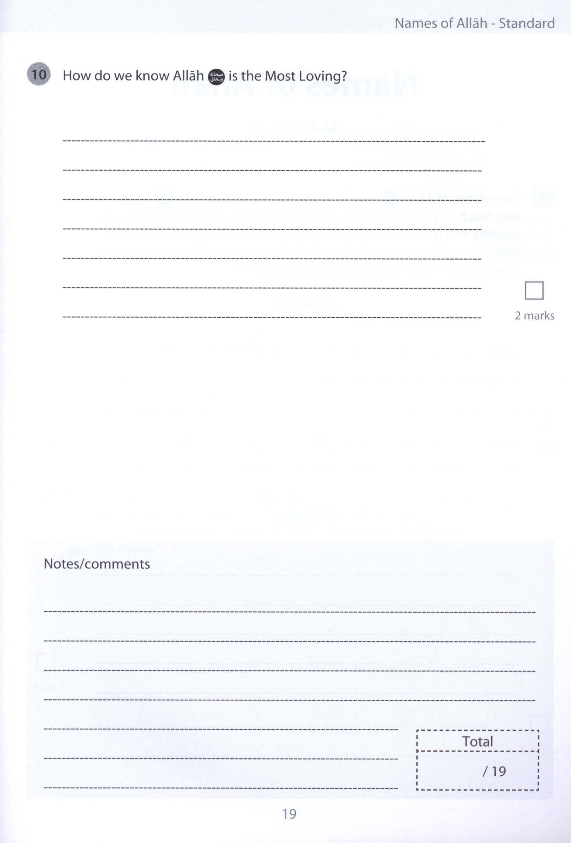 Safar Islamic Studies Workbook 4