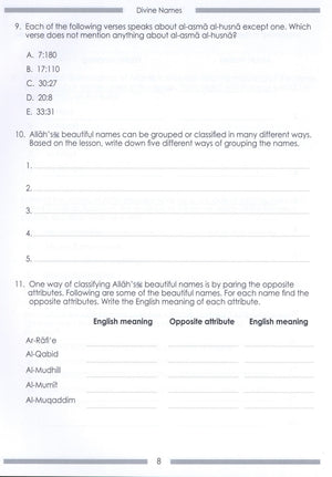 Weekend Learning Islamic Studies Workbook Level 8