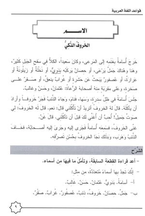 Al-Rowad Arabic Grammar Level 1 Part 1 تدريبات في قواعد اللّغة العربيّة