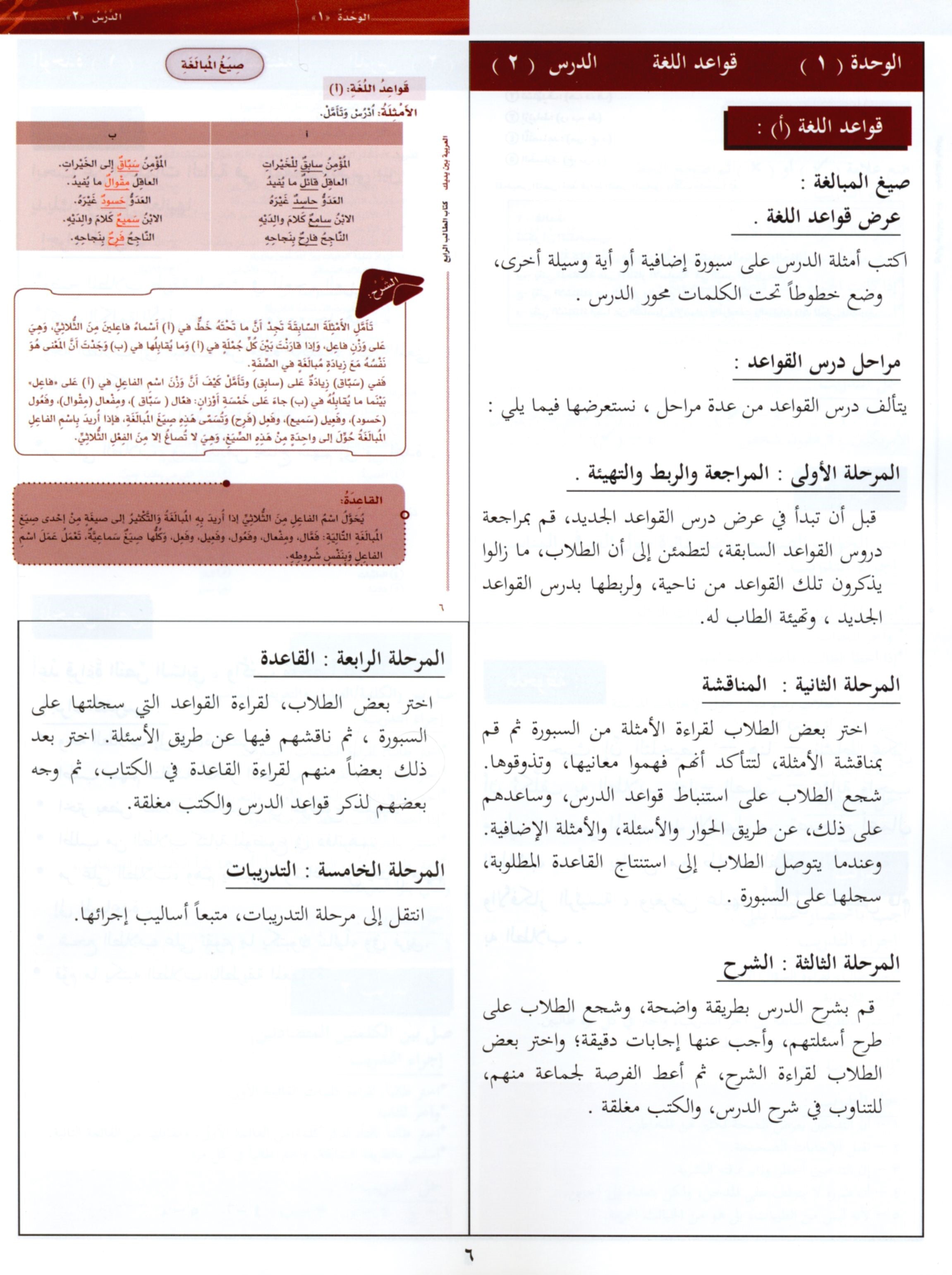 Arabic Between Your Hands Teacher Book Level 4 العربية بين يديك