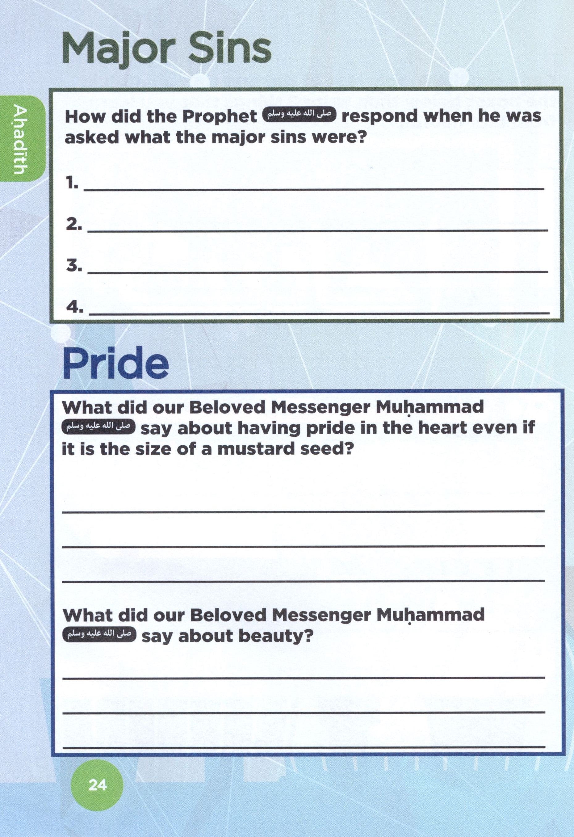 An Nasihah Islamic Curriculum Workbook 6 (Girls)