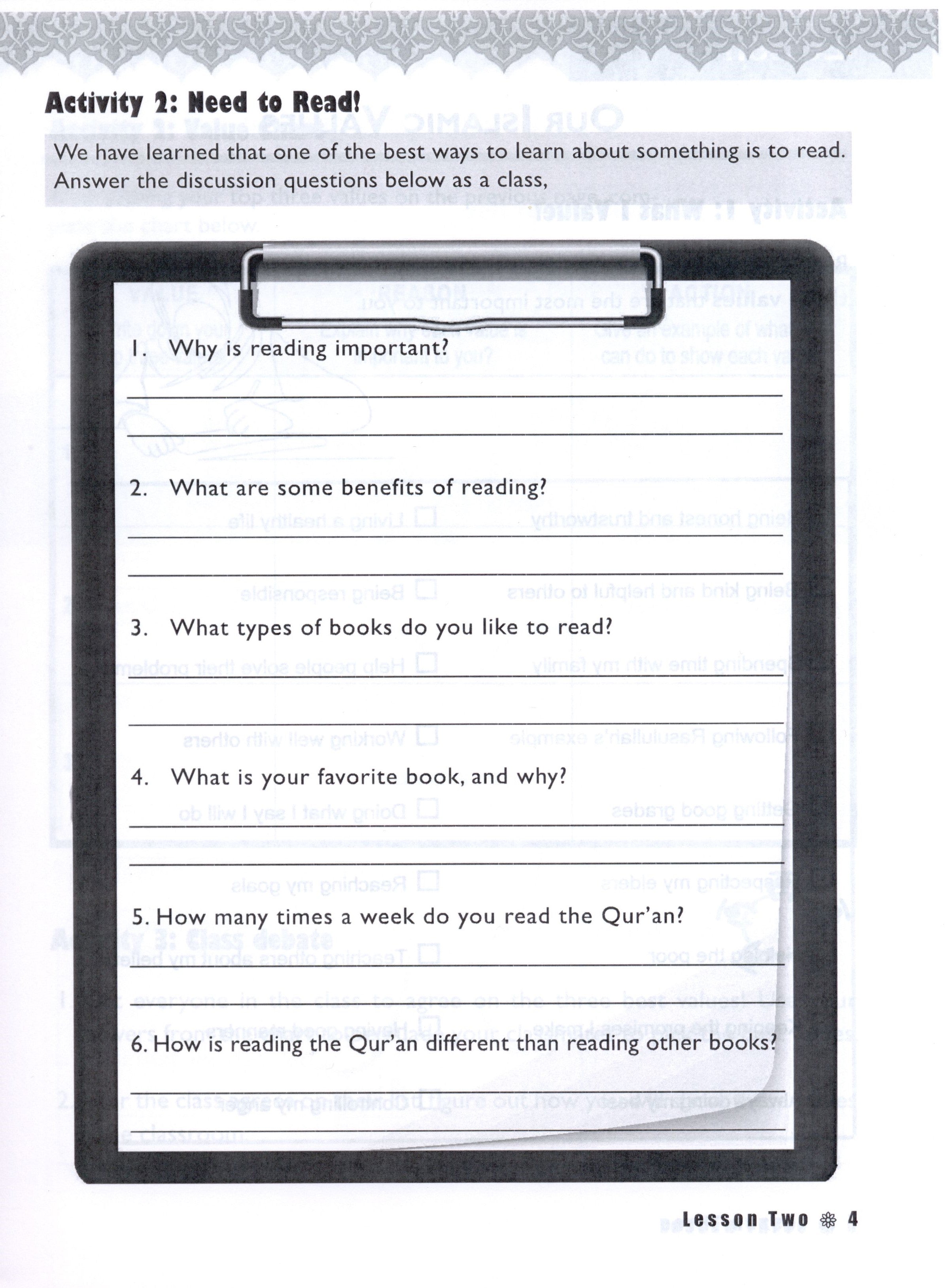 IQRA' WISE Workbook 4th Grade