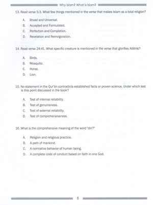 Weekend Learning Islamic Studies Workbook Level 7
