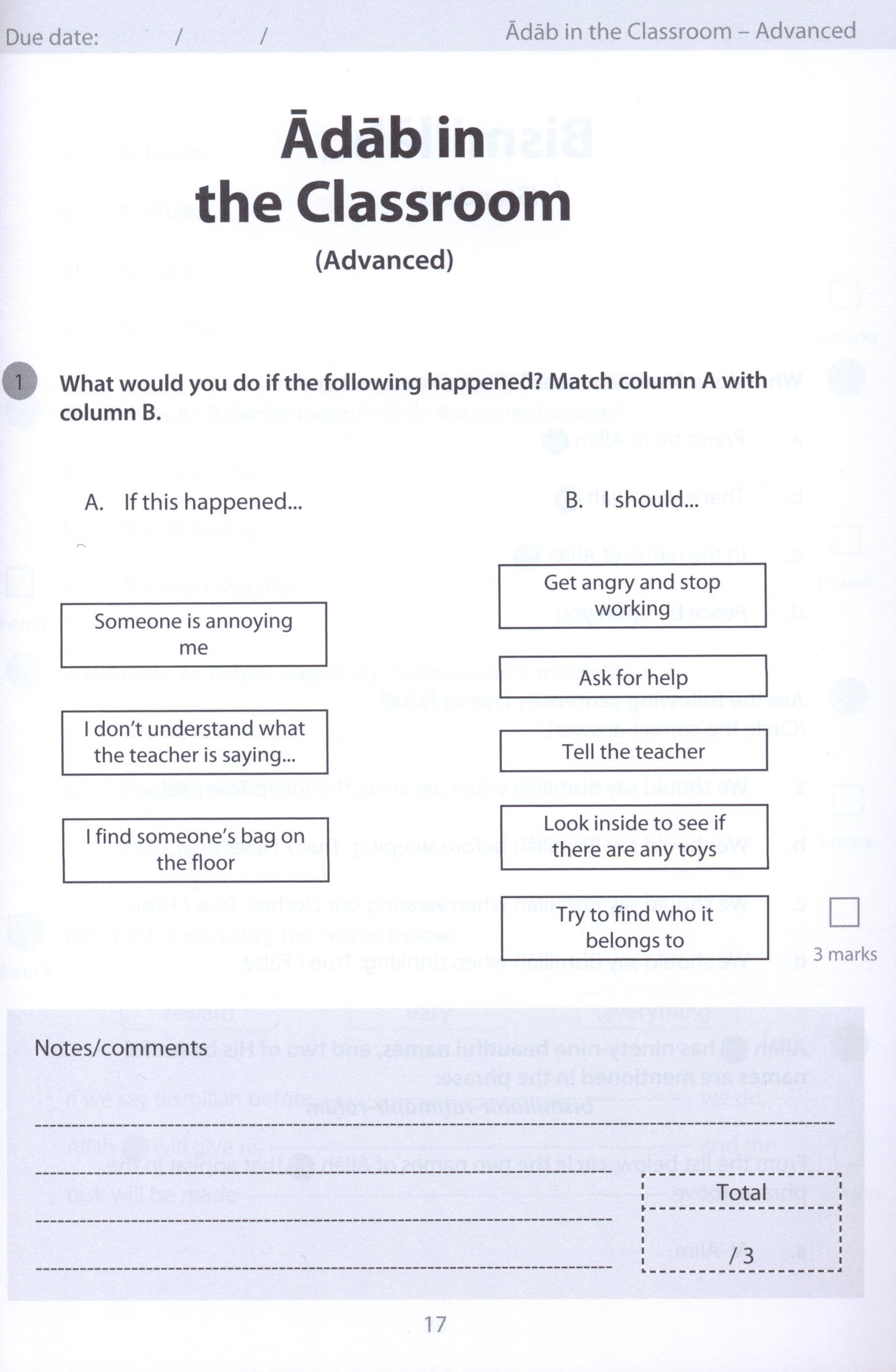 Safar Islamic Studies Workbook 2