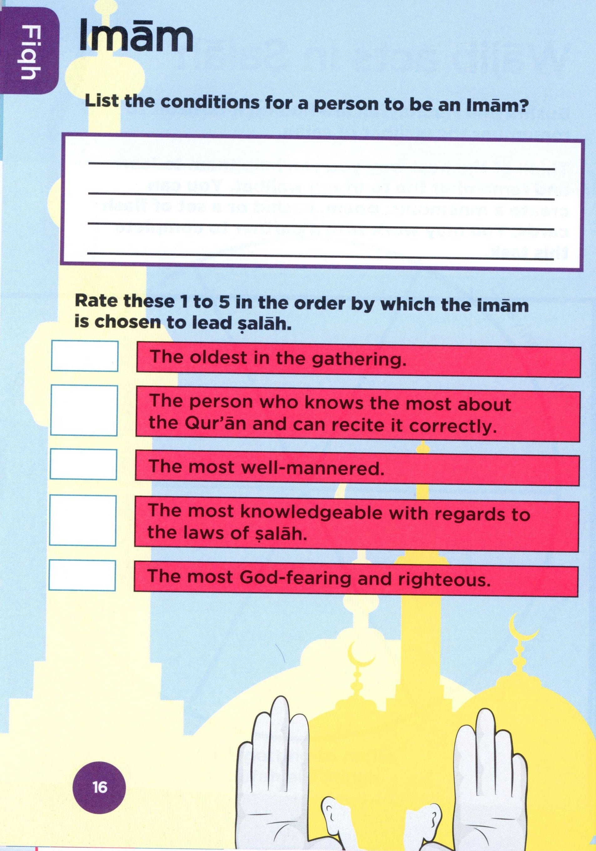 An Nasihah Islamic Curriculum Workbook 6 (Boys)