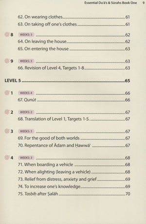 Essential Duas and Surahs Book 1 (Madinah Script)