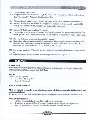Learning Islam Teacher Book Level 1 (6th Grade)