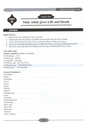 Learning Islam Teacher Book Level 3 (8th Grade)
