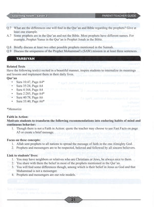 Learning Islam Teacher Book Level 2 (7th Grade)