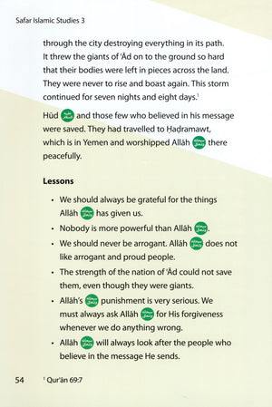 Safar Islamic Studies Textbook 3