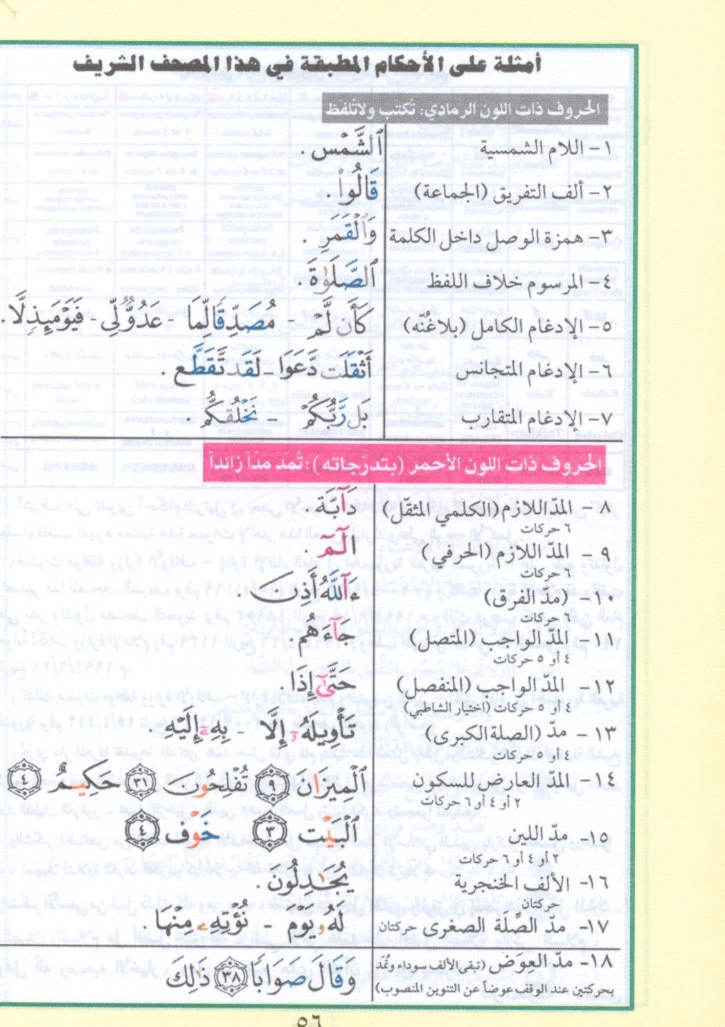 Color Coded Tajweed Qur'an With Zipper 3.5x5