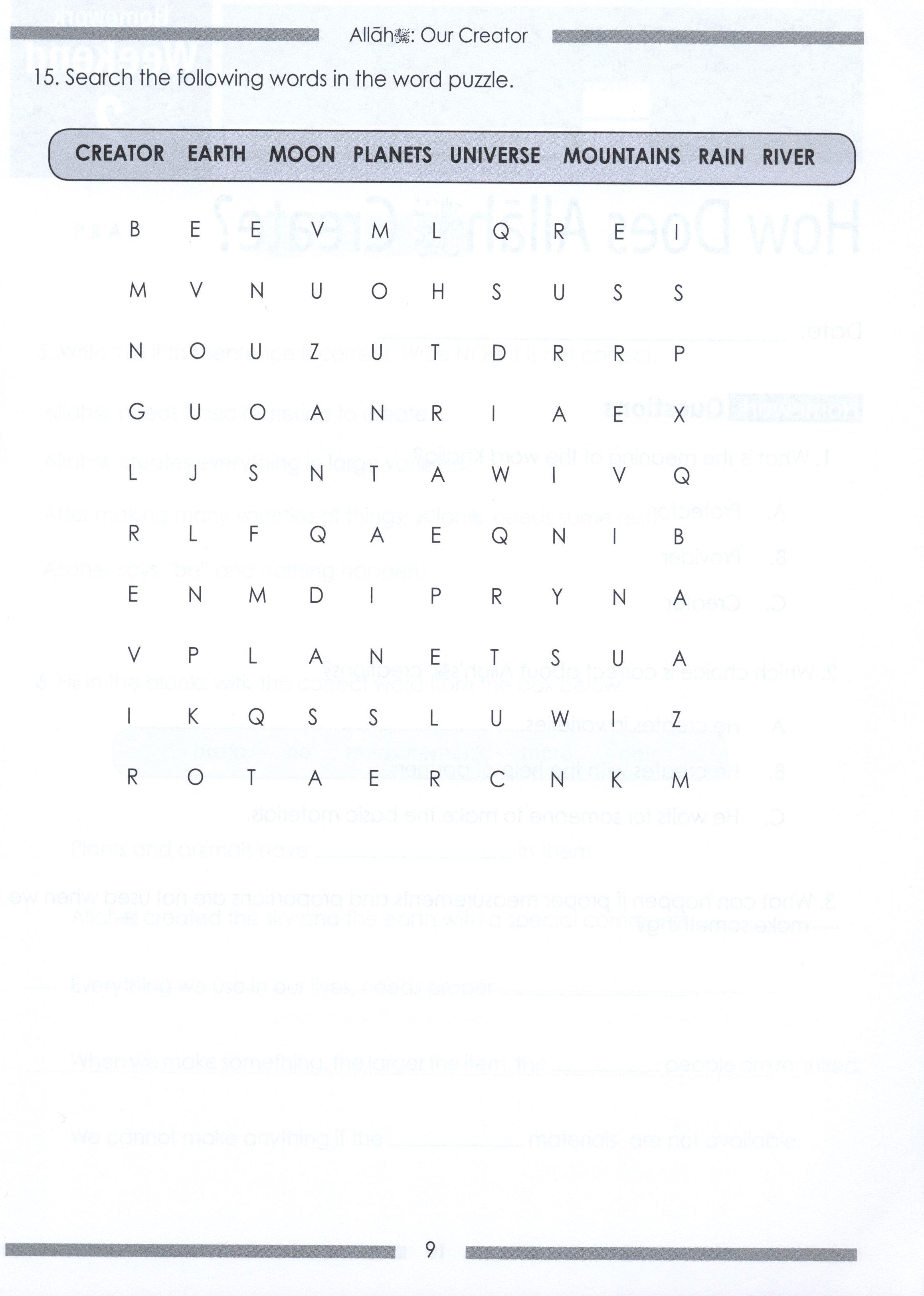 Weekend Learning Islamic Studies Workbook Level 2
