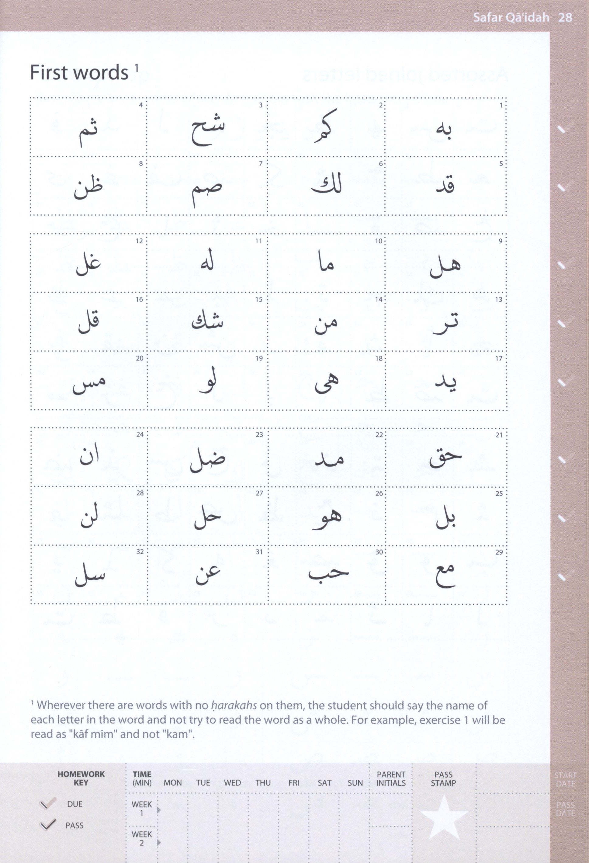 Complete Qa'idah (Madinah Script)