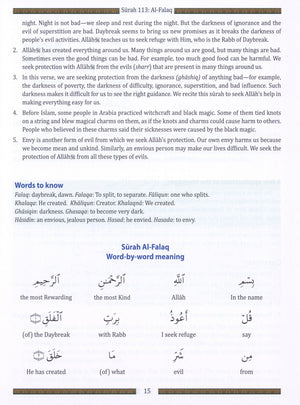 Weekend Learning Juz' Amma (Part 30) for School Students with Transliteration (Green)