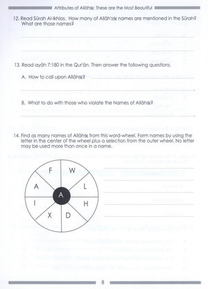 Weekend Learning Islamic Studies Workbook Level 6