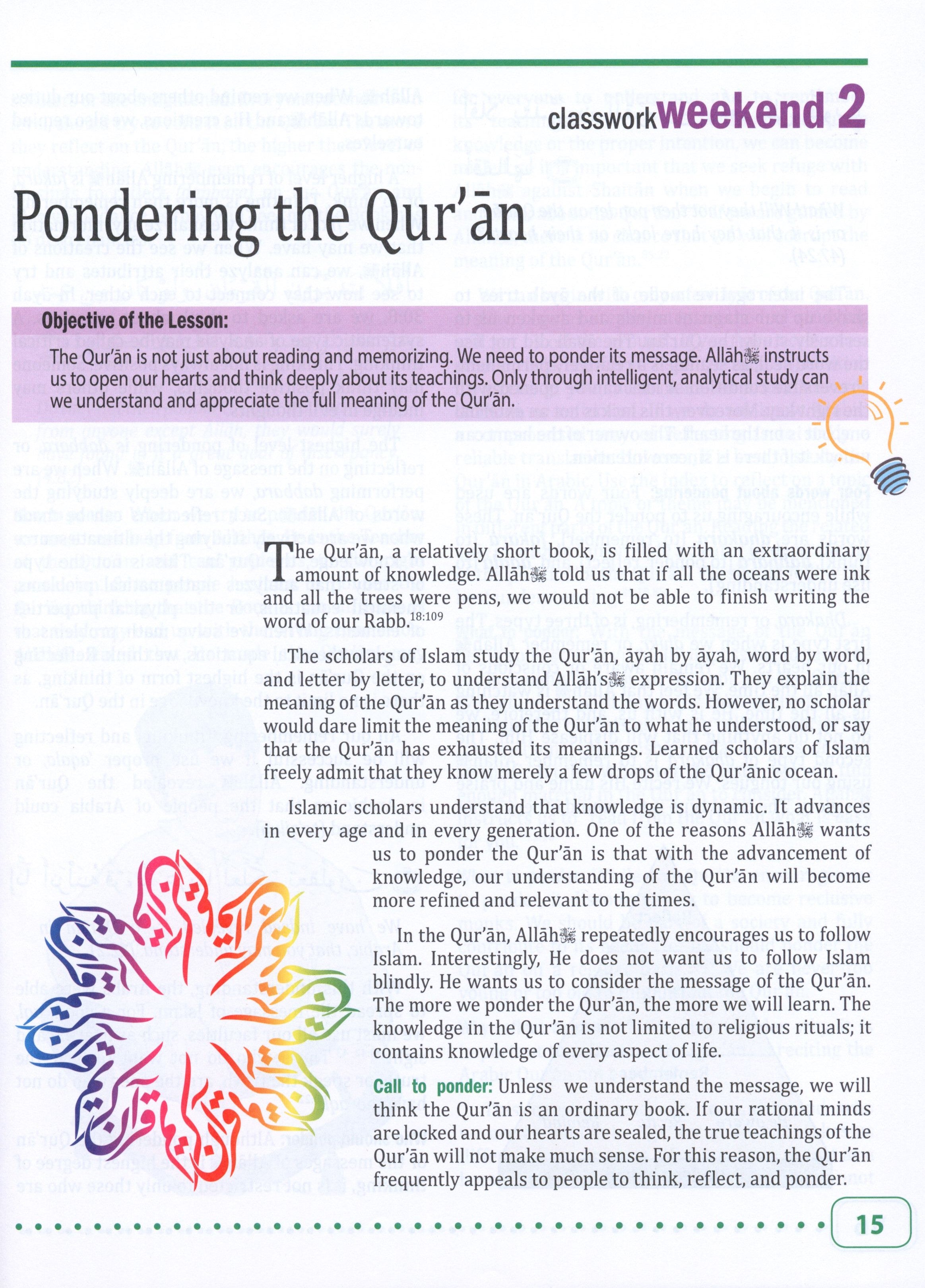 Weekend Learning Islamic Studies Level 9