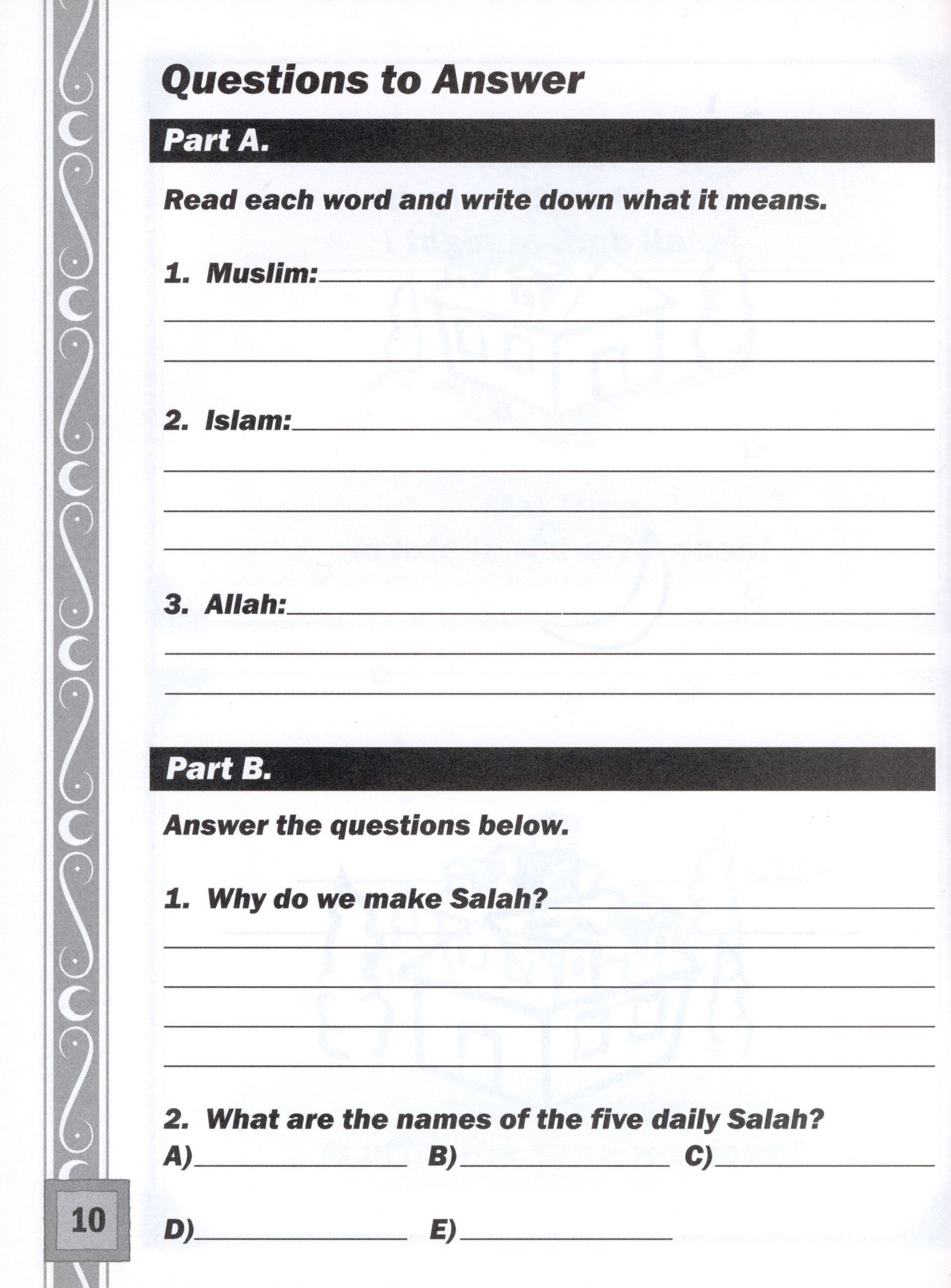 Color and Learn Salah