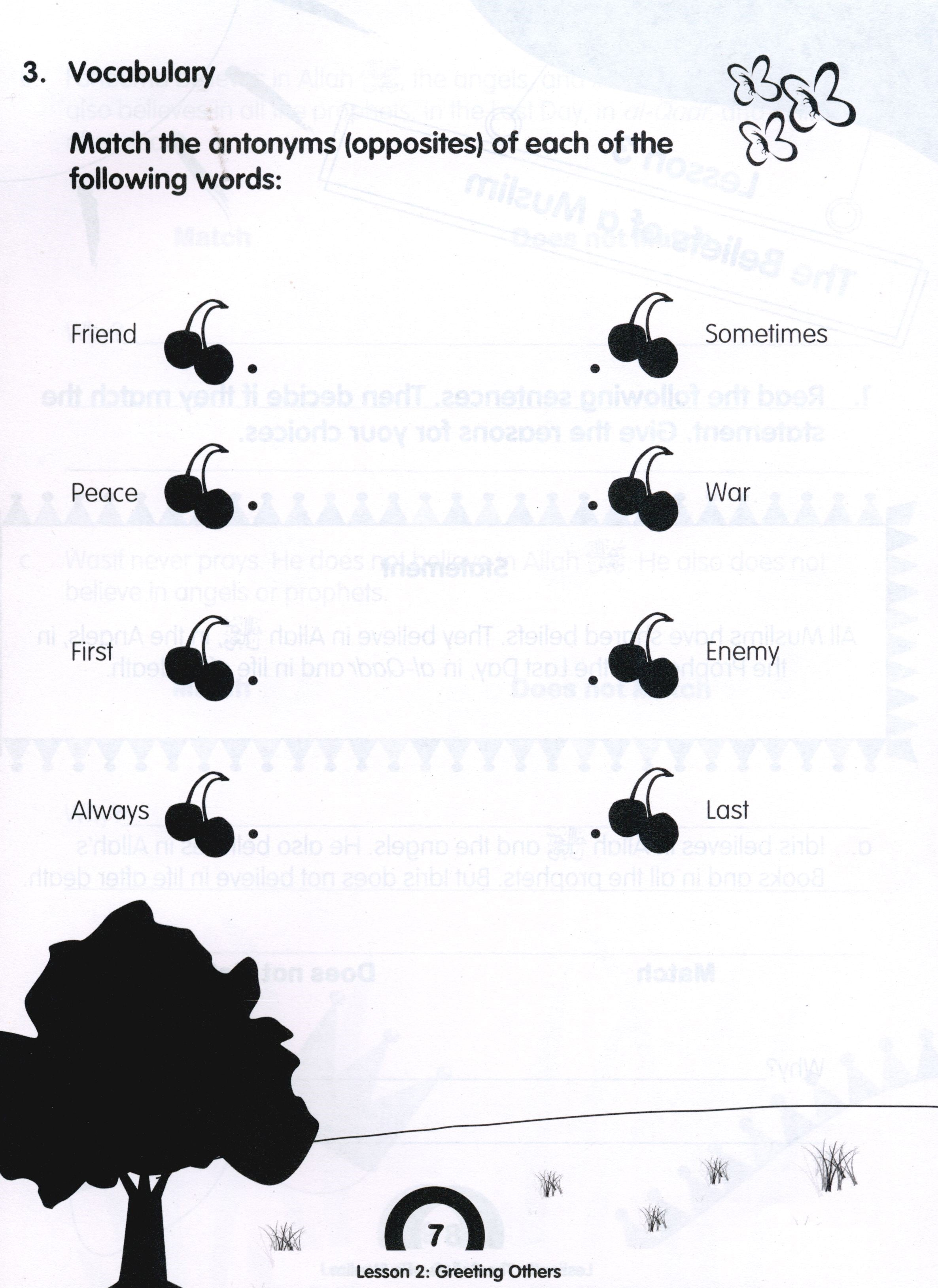 We Are Muslims Workbook Grade 2